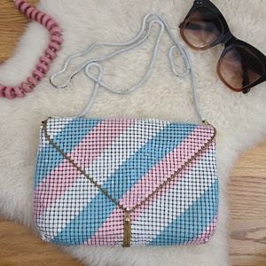 Vintage Bubblegum Chain Mail Purse